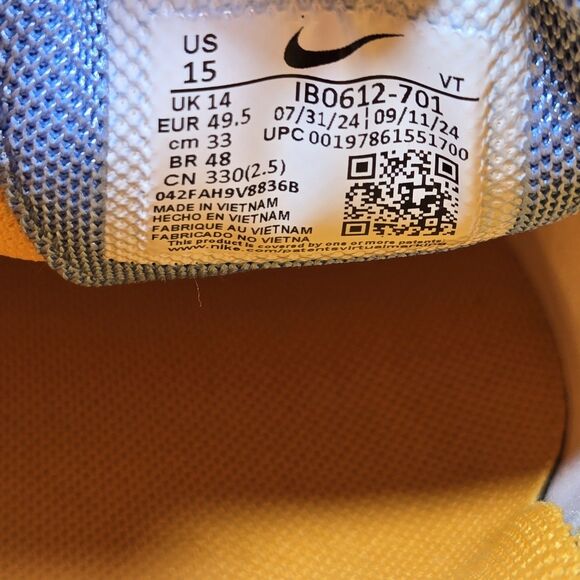 Mens 15 Nike Air Pegasus Wave Sundial Orange Blue Shoes Sneakers IB0612-701 main image 4